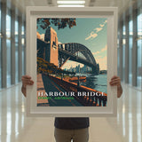 Sydney Harbor Bridge Travel Print - Vacation Art Boutique