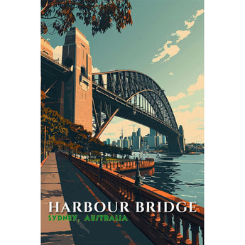 Sydney Harbor Bridge Wall Art - Vacation Art Boutique