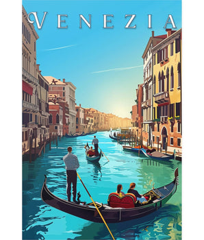 Venice Canal Travel Print - Vacation Art Boutique