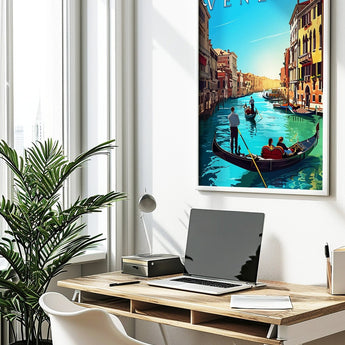 Venice Canal Travel Print - Vacation Art Boutique