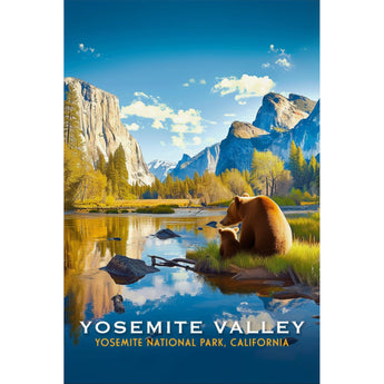 Yosemite National Park Travel Print - Vacation Art Boutique