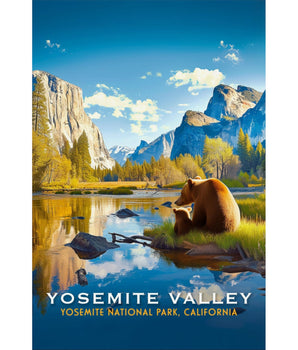 Yosemite National Park Travel Print - Vacation Art Boutique