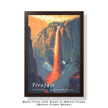 Yosemite National Park Travel Print - Vacation Art Boutique