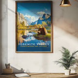 Yosemite National Park Travel Print - Vacation Art Boutique