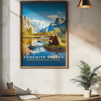 Yosemite National Park Travel Print - Vacation Art Boutique