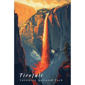 Yosemite National Park Travel Print - Vacation Art Boutique