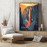 Yosemite National Park Travel Print - Vacation Art Boutique