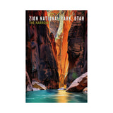 Zion Narrows Travel Print - Vacation Art Boutique