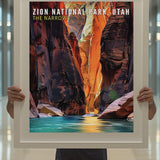 Zion Narrows Travel Print - Vacation Art Boutique